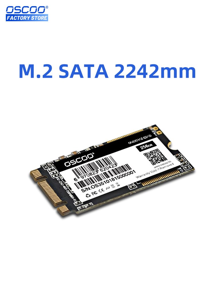 OSCOO-MLC 오리지널 SSD M.2 2242mm M2 SSD 하드 드라이브, 노트북 넷북 16GB 32GB 64GB 128GB 256GB 512GB